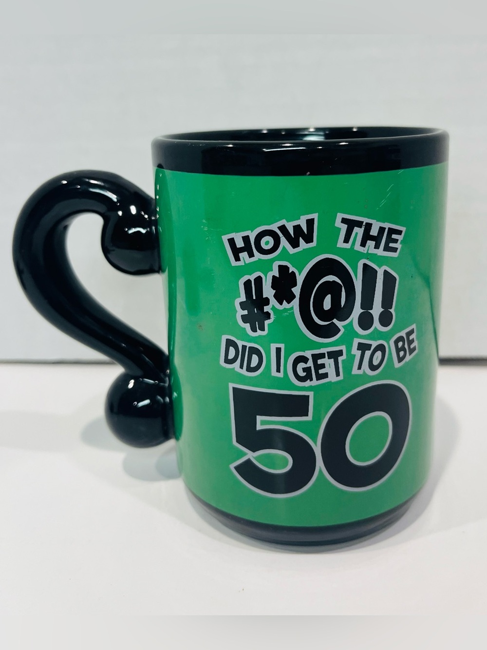 50th Birthday Coffee Mug - Novelty Ceramic Birthday Gift Present Over The Hill
